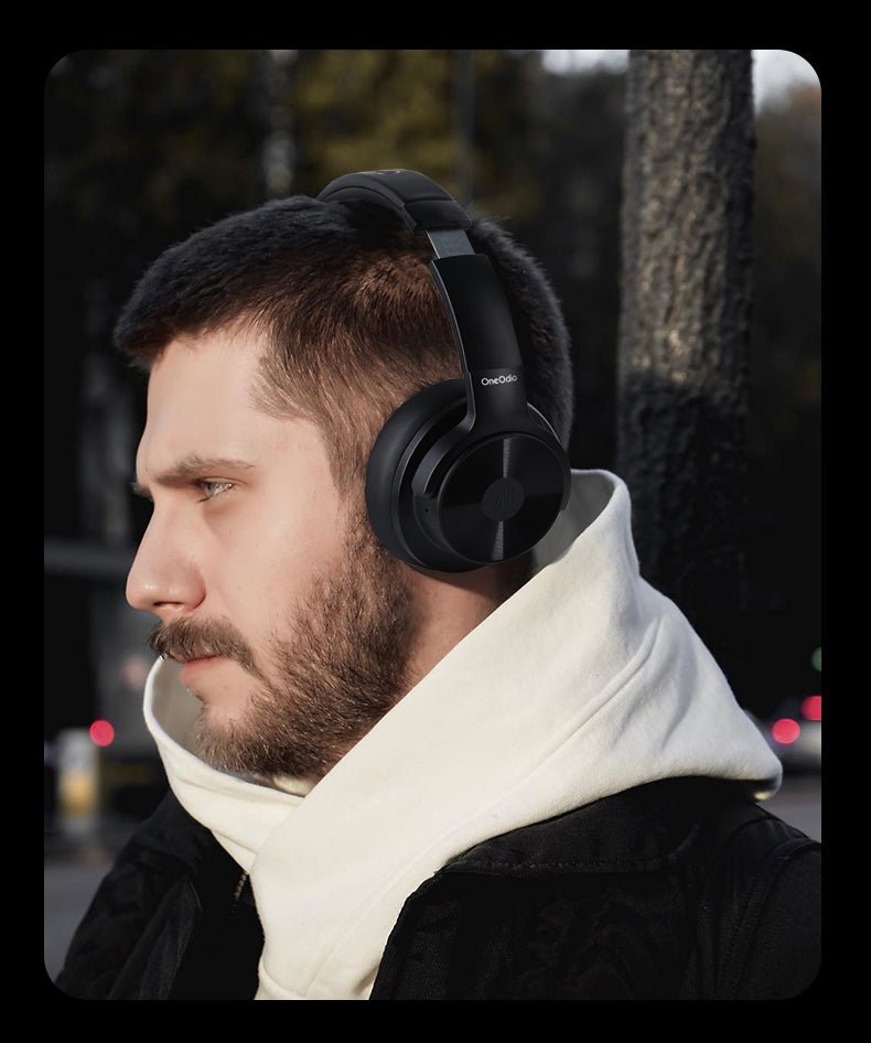 Casque Bluetooth sans fil Oneodio - Casque Bleutooth - Noir - SupportConnect